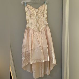 Vintage Jessica McClintock Gunne Sax strapless dress